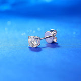 0.5 Carat Lab Grown Diamond Earrings (1 Piece) 14K White Gold LGE001_1