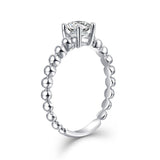 0.5 Carat Lab Grown Diamond Ring 14K White Gold LGR001