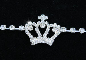 Crown Sparkling Crystal Rhinestone Belly Chain Belt XL015