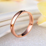 Men's Solid 14K Rose Gold Bridal Wedding Ring 0.03 Ct Natural Diamonds
