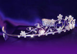 Sparkling Bridal Crystal Rhinestone Tiara Comb XT1070
