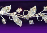 Bridal Wedding Leaf Leaves Crystal Headband Tiara XT1091