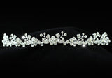 Bridal Wedding Crystal Flowers Headband Tiara XT1132