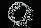 Bridal Wedding Heart Princess Crystal Full Circle Round Mini Tiara Crown XT1598