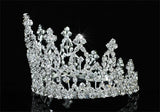 Bridal Silver Flower Girl / Baby Round Full Circle Rhinestone Mini Tiara Crown XT1742