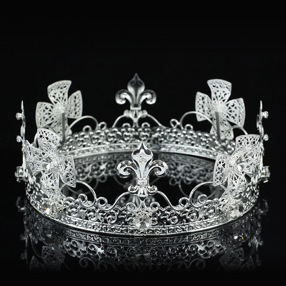 Medieval Crown - Silver/Black
