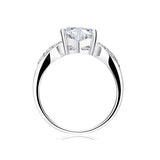 2 Carat Sparkling Heart CZ Created Diamond Ring XR194