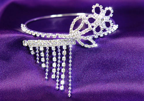 Prom Flower Crystal Upper Arm Bracelet / Armlet XA005