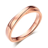 Matching 14K Solid Rose Gold Men Wedding Band Ring