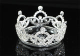 Newborn Baby Mini Tiara Crown Photo Prop Crystal Full Circle Round XT1825