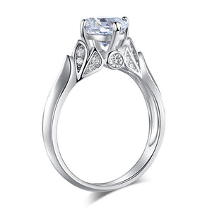 925 Sterling Silver Wedding Promise Anniversary Ring 1.25 Ct Created Diamond Jewelry XFR8259