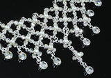 Bridal Wedding Party Quality Crystal Rhinestone Necklace Earrings Set XS1211