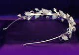 Bridal Wedding Leaf Leaves Crystal Headband Tiara XT1091