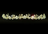 Clear Crystal Rhinestone Flowers Gold Plated Tiara XT1146