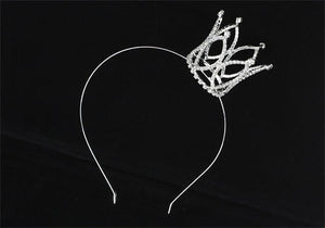 Baby Mini Crown  Silver Headband Tiara Photo Prop XT1147