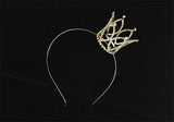 Baby Mini Crown Headband Tiara Gold Plated XT1148