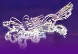 Bridal Wedding Prom Butterfly Crystal Hair Comb XT1177