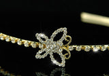 Butterfly Crystal Gold Plated Headband Tiara XT1208