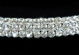 Bridal 3 Row Clear Crystal Headband Tiara XT1258