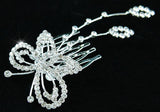 Wedding Butterfly Crystal Rhinestone Hair Comb XT1323