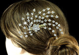Wedding Bridal Crystal Gold Hair Comb XT1345