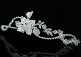 Bridal Wedding High Quality Flower Silver Plated Tiara XT1465
