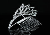 Bridal Wedding Sparkling Crystal Flower Girl Mini Tiara Comb XT1479