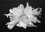 Bridal Wedding Fascinator White Feather Handmade Hair Flower XT1631