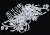 Bridal Wedding Art Deco High Quality Flower Crystal Hair Comb XT1658