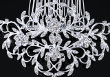 Bridal Wedding Prom Art Deco High Quality Flower Crystal Hair Comb XT1661