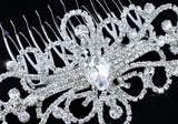Bridal Wedding Art Deco Vintage Style Crystal Hair Comb XT1678