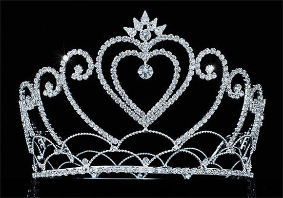 Bridal Wedding Pageant Beauty Contest Heart Tall 4.75