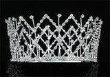 Bridal Pageant Crystal Medium Size Full Circle Round Tiara Crown XT1710