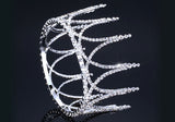 Bridal Pageant Crystal Medium Size Full Circle Round Tiara Crown XT1712