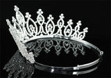 Bridal Pageant Beauty Contest Sparkling Tiara Round Crystal Crown XT1802