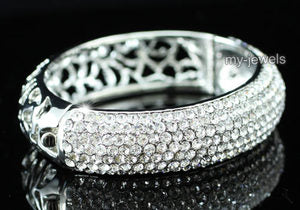 Wedding Pageant Bangle Bracelet use Swarovski Crystal XB042