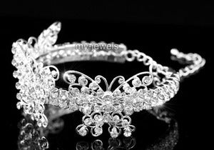Bridal Wedding Butterfly Crystal Bracelet XB046