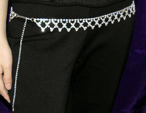 Sexy Stylish Crystal Rhinestone Belly Chain Belt L009