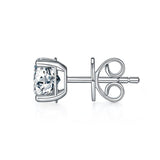 1 Carat Moissanite Diamond Men's Earrings (1 Piece) 925 Sterling Silver MFE8186