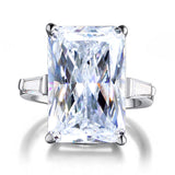 Princess Cut Created Diamond 925 Sterling Silver Luxury Ring XFR8117