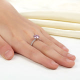 925 Sterling Silver Bridal Engagement Ring 2 Carat Created Diamond Jewelry XFR8213