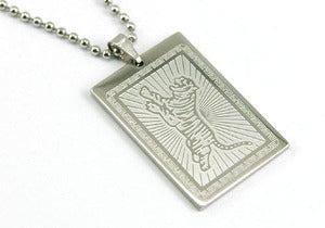 Tiger Stainless Steel Mens Pendant Necklace MP111