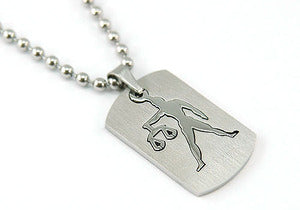 Libra Zodiac Sign - Stainless Steel Mens Pendant Necklace MP120