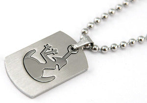 Virgo Zodiac Sign - Stainles Steel Mens Pendant Necklace MP129