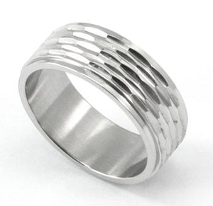 Stylish Hip Hop Solid Stainless Steel Mens Ring MR060