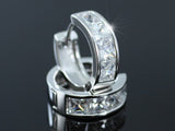 1.5 Carat CZ Cubic Zirconia Created Diamond Huggie Earrings XE031