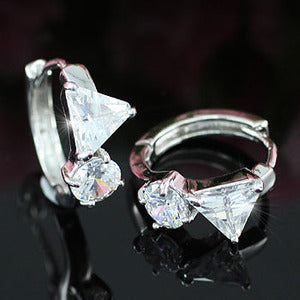 1 Carat Created Diamonds Bling Huggie Earrings XE332