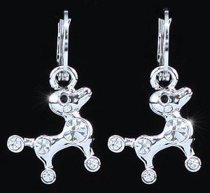 Puppy Dog Earrings use Swarovski Crystal XE372