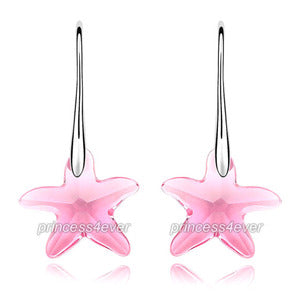 Dangle Star Light Pink Earrings XE515