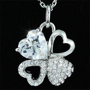 Heart 4 Carat Pendant Necklace use Swarovski Crystal XN163